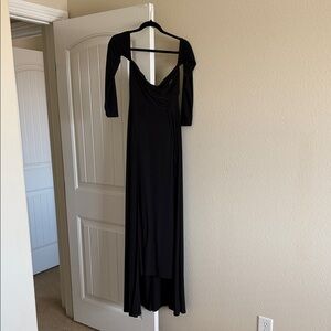 Windsor Elegant Black Long Sleeve Dress